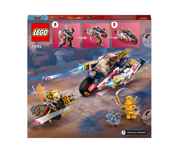 LEGO NINJAGO 71792 Mech Sory zmieniający się w motocykl wyścigowy - 1141573 - zdjęcie 8
